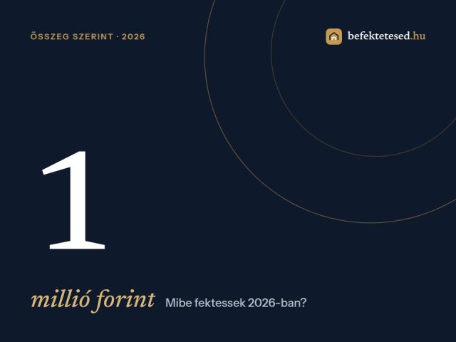 Mibe fektessek 1 millió forintot? Átfogó útmutató 2026-ra