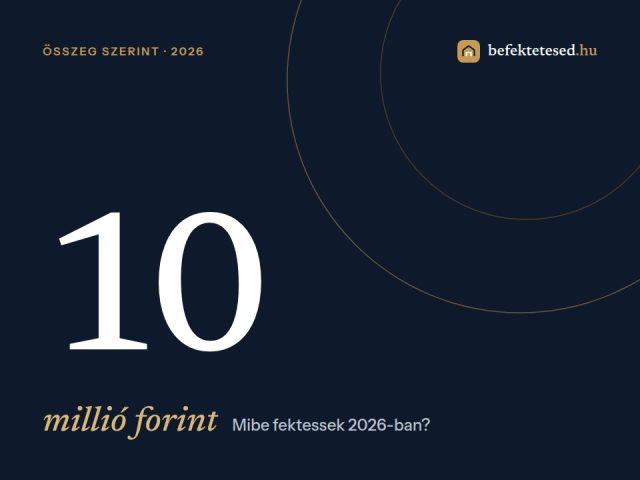 Mibe fektessek 10 millió forintot? Stratégia 2026-ra