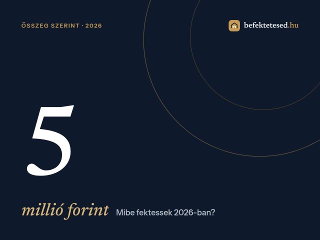 Mibe fektessek 5 millió forintot? Útmutató 2026-ra